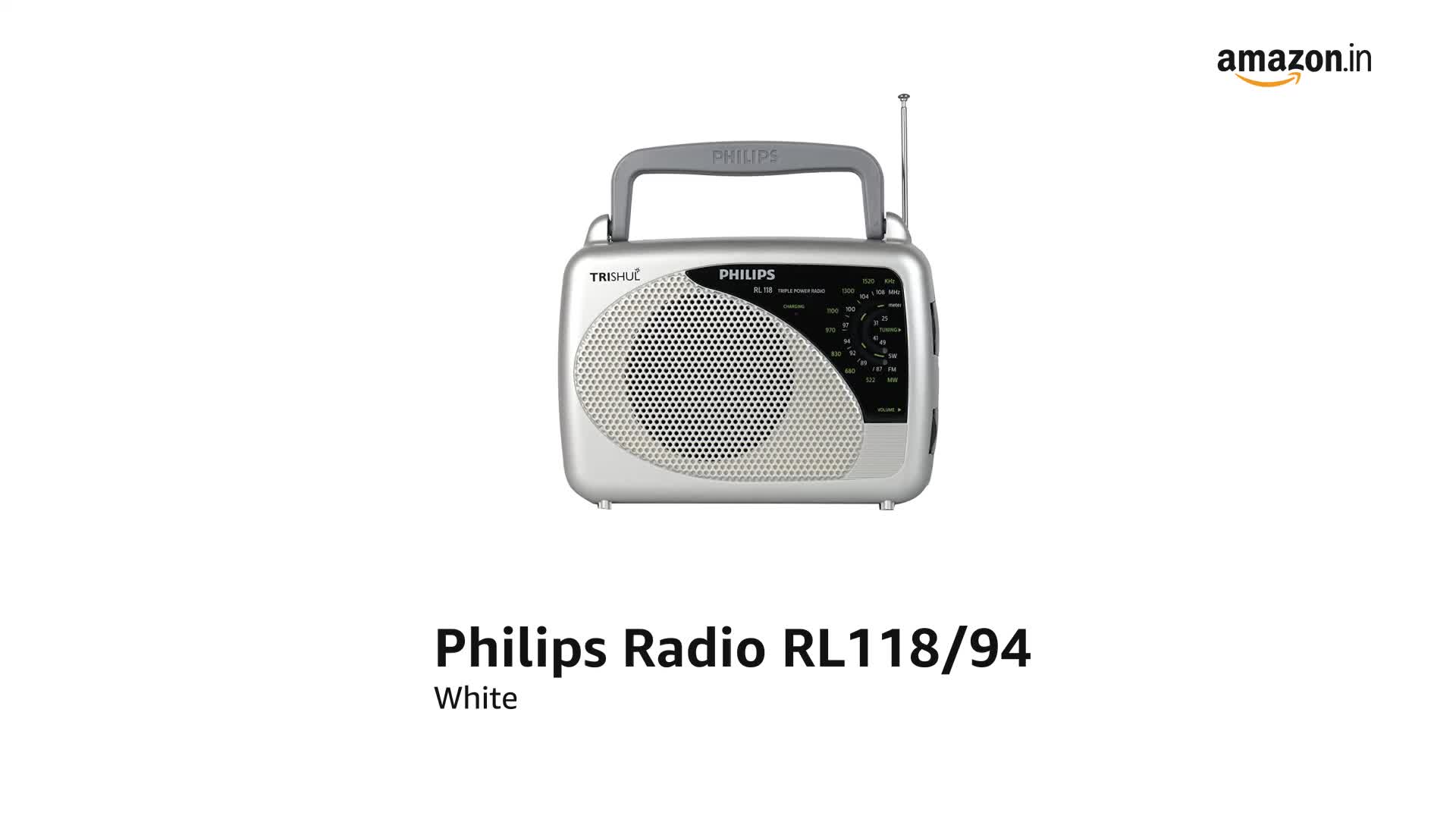 Philips Portable Radio RL118/94 3-in-1 Power Source (Li-ion